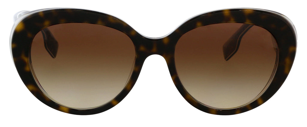 Burberry 0BE4298 38271354 Full Rim Tortoise Cateye Sunglasses