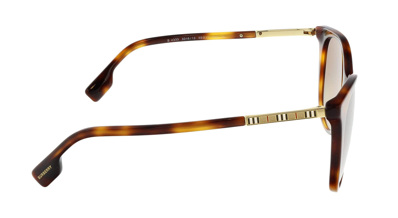 Burberry 0BE4333 331613 Alice Light Havana Sunglasses