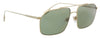 Burberry 0BE3130 10099A59 Webb Full Rim Light Gold Aviator Sunglasses