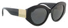 Burberry 0BE4361 30018751 Sophia Full Rim Black Oval Sunglasses