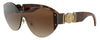 Versace  Full Rim Gold Irregular Sunglasses