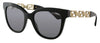 Versace  Full Rim Black Cateye Sunglasses