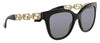 Versace 0VE4394 GB1/8154 Full Rim Black Cateye Sunglasses