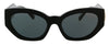 Versace  Full Rim Black Cateye Sunglasses