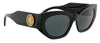 Versace 0VE4376B GB1/8754 Full Rim Black Cateye Sunglasses