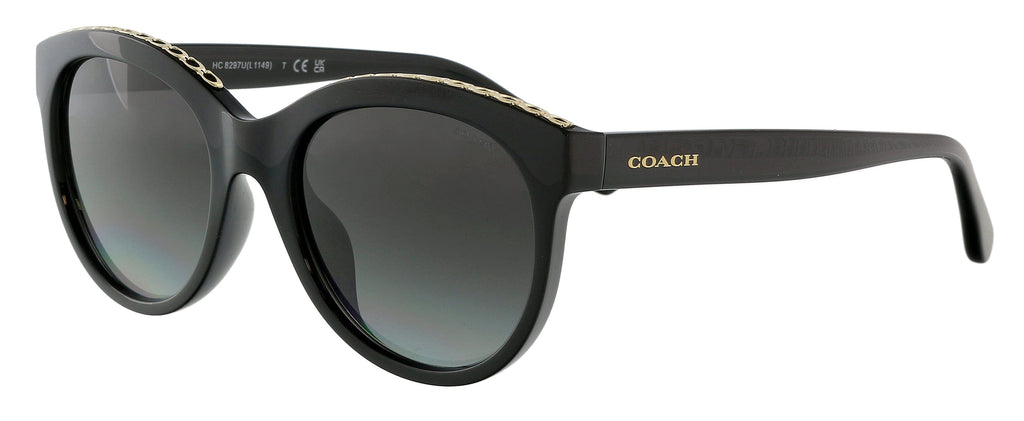 Coach  Full Rim Black Cateye Sunglasses