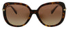 Coach 0HC8320 5120T555 Full Rim Havana Butterfly Sunglasses
