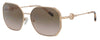 Michael Kors   Full Rim Rose Gold Square Sunglasses