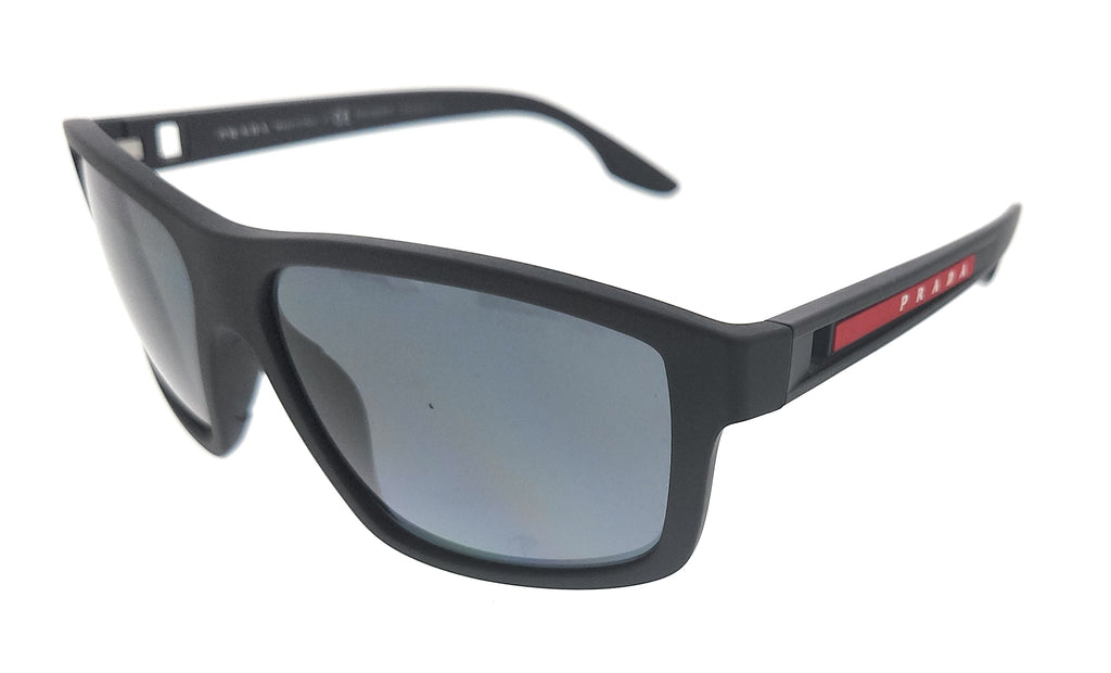 Prada Linea Rossa  Black Square Sunglasses