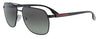 Prada Linea Rossa  Full Rim Black Square Sunglasses