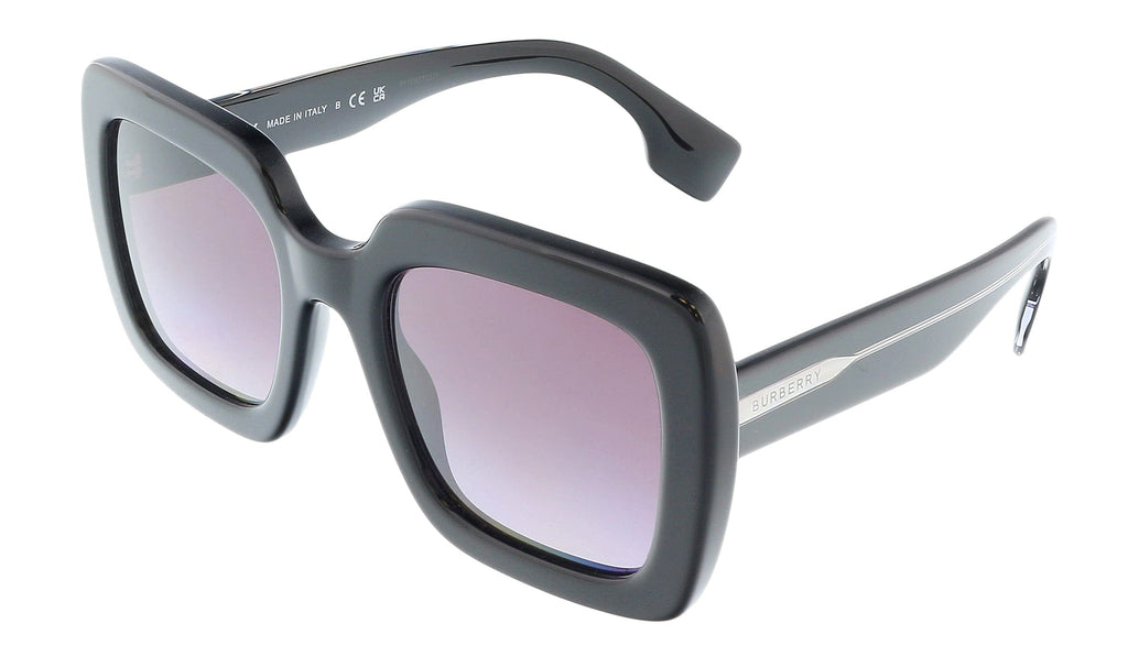 Burberry  37588H Black Square Full Rim Sunglasses
