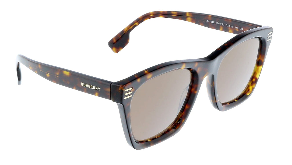 Burberry 0BE4348 300273Cooper Dark Havana Square Full Rim Sunglasses