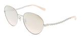 Coach 0HC7114 90018Z Silver Aviator Full Rim Sunglasses