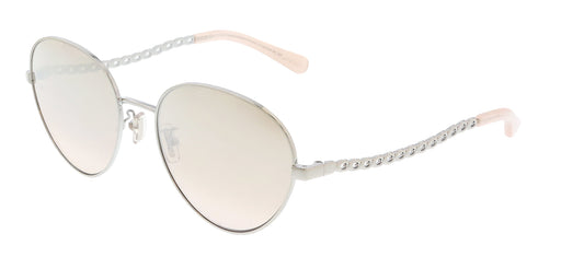 Coach 0HC7114 90018Z Silver Aviator Full Rim Sunglasses