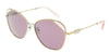 Coach  93676G Rose Gold Butterfly Sunglasses