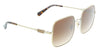 Coach 0HC7120 935674 Light Gold Square Full Rim Sunglasses