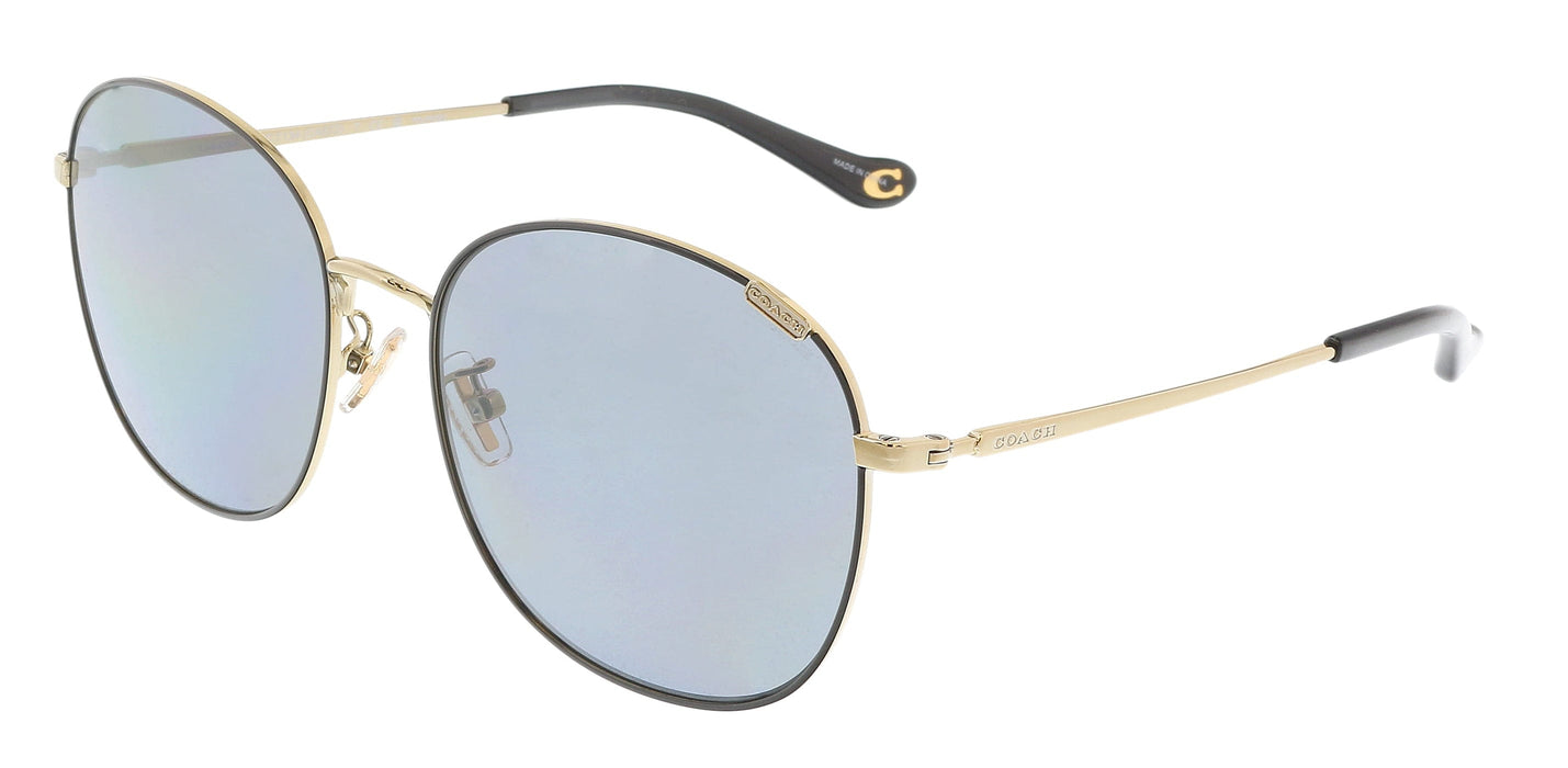 Coach 0HC7134 934681 Black Round Full Rim Sunglasses