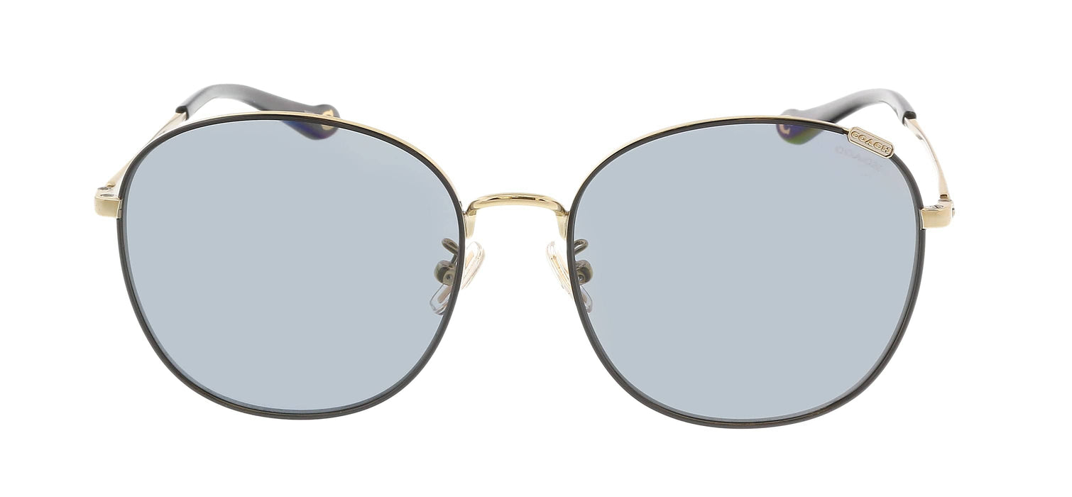 Coach 0HC7134 934681 Black Round Full Rim Sunglasses