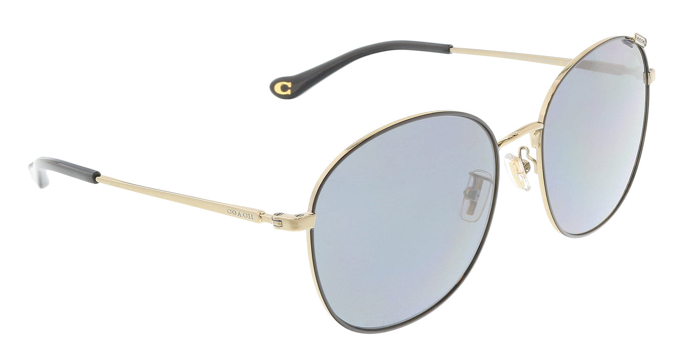 Coach 0HC7134 934681 Black Round Full Rim Sunglasses