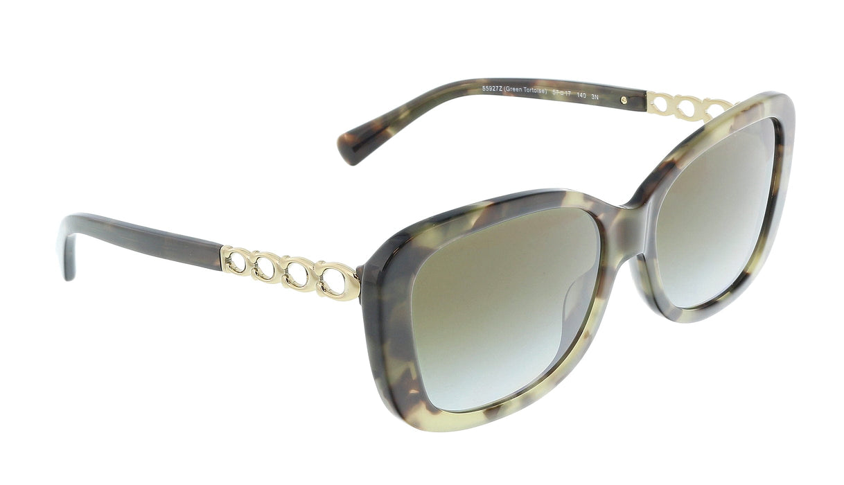 Coach 0HC8286 55927Z Green Havana Square  Full Rim Sunglasses
