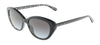 Coach  55828G Black Glitter Signature Cat Eye Full Rim Sunglasses