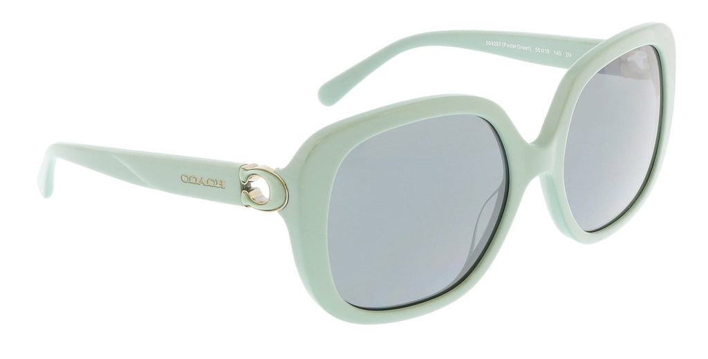 Coach 0HC8292 569287 Pastel Green Square  Full Rim Sunglasses