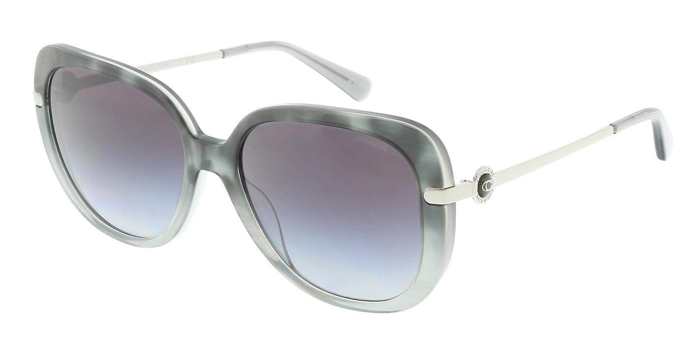 Coach 0HC8320 56518G Grey Tortoise Gradient Square  Full Rim Sunglasses