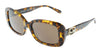 Coach  565973 Dark Tortoise Rectangular Full Rim Sunglasses