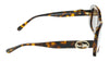 Coach 0HC8330 565973 Dark Tortoise Rectangular Full Rim Sunglasses