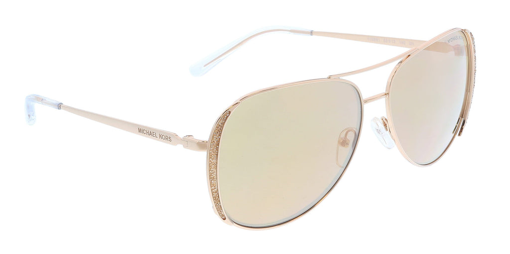 Michael Kors 0MK1082  Chelsea Glam  Aviator Full Rim Sunglasses