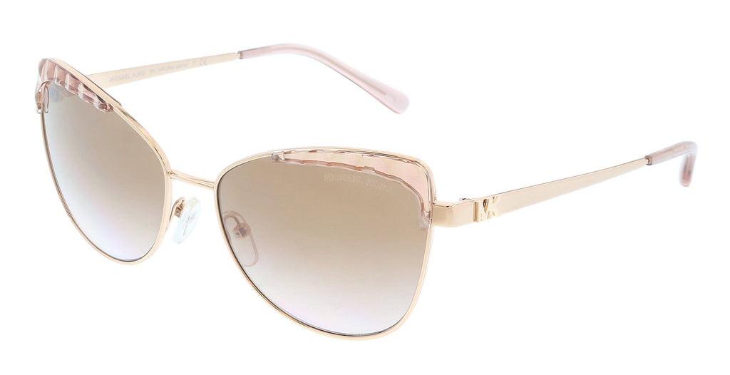 Michael Kors  110813 Rose Gold Glitter Cat Eye Full Rim Sunglasses