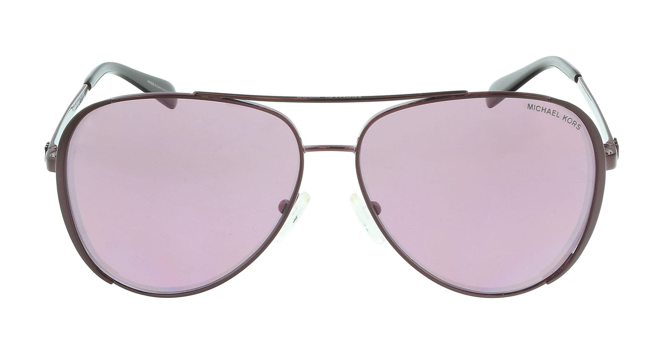 Michael Kors 0MK1101B 1015AK Chelsea Bright Cordovan Red Aviator Full Rim Sunglasses