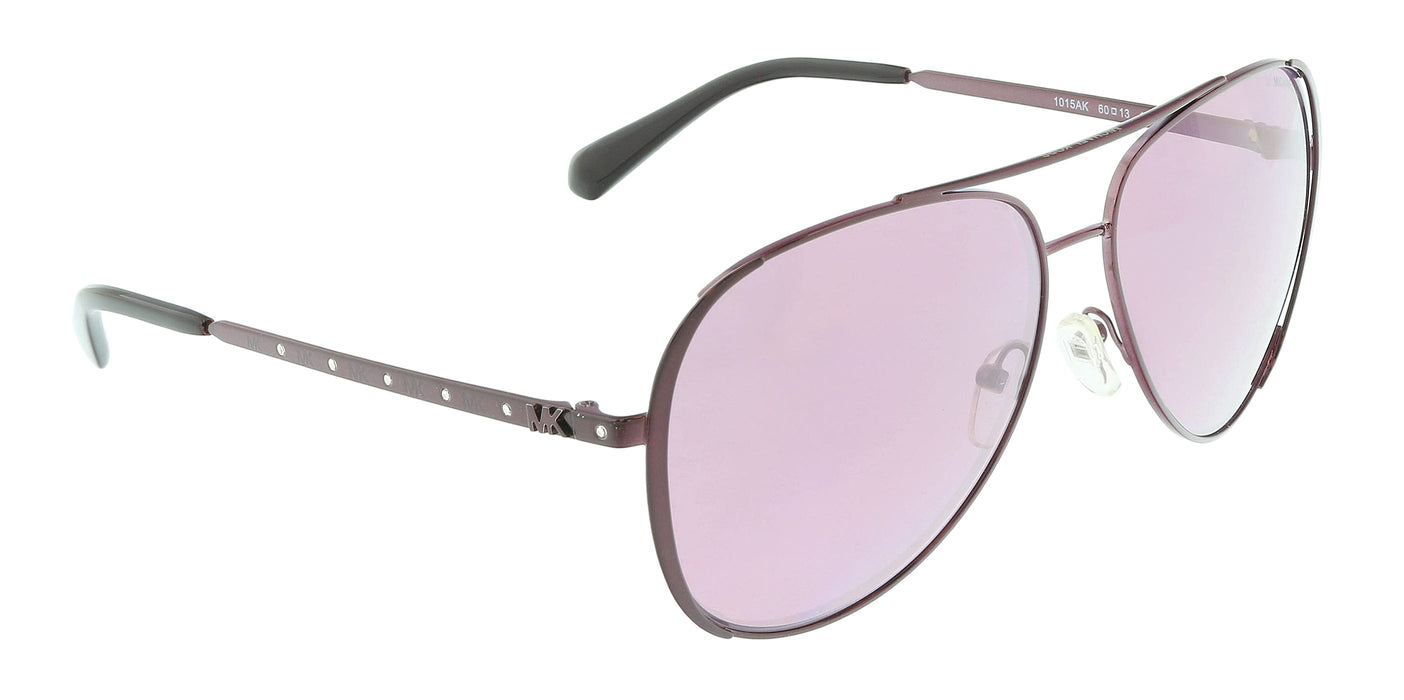 Michael Kors 0MK1101B 1015AK Chelsea Bright Cordovan Red Aviator Full Rim Sunglasses