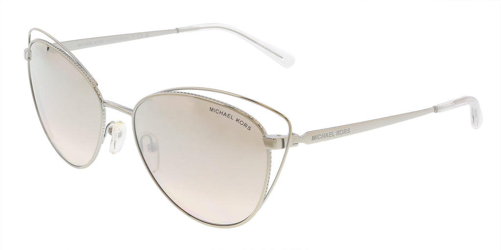 Michael Kors 0MK1117 11538Z Rimini Silver Cat Eye Full Rim Sunglasses