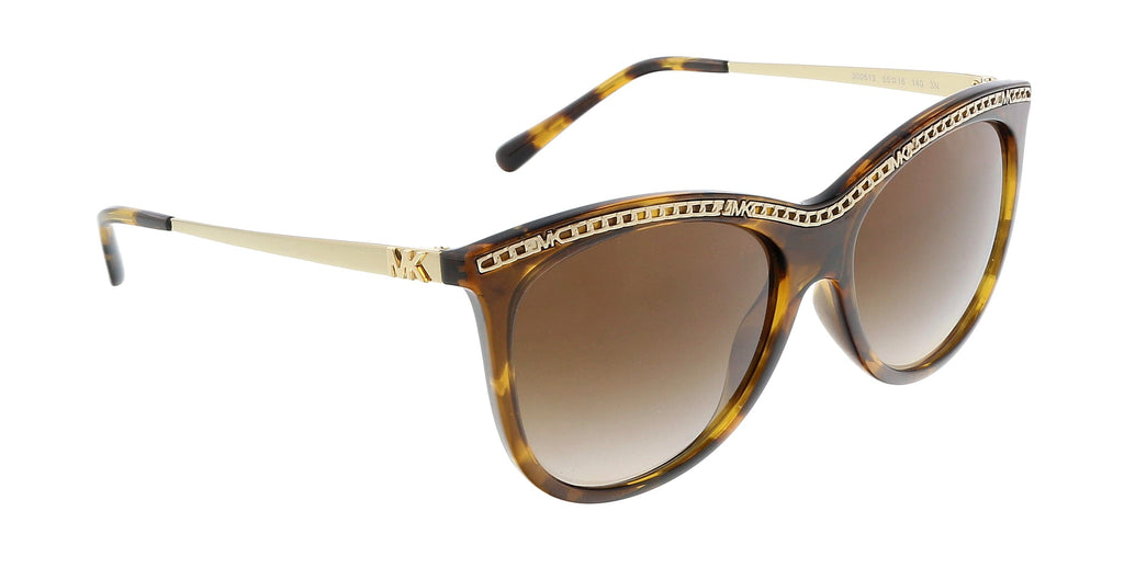 Michael Kors 0MK2141 300613 Copenhagen Dark Tortoise Cat Eye Full Rim Sunglasses