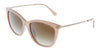 Michael Kors 0MK2150U 390013 Dublin Blush Camel Pearlized Cat Eye Full Rim Sunglasses