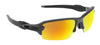 Damaged/Store Return Oakley 0OO9271 927143 Flak 2.0 Steel Grey Rectangular Half Rim Sunglasses