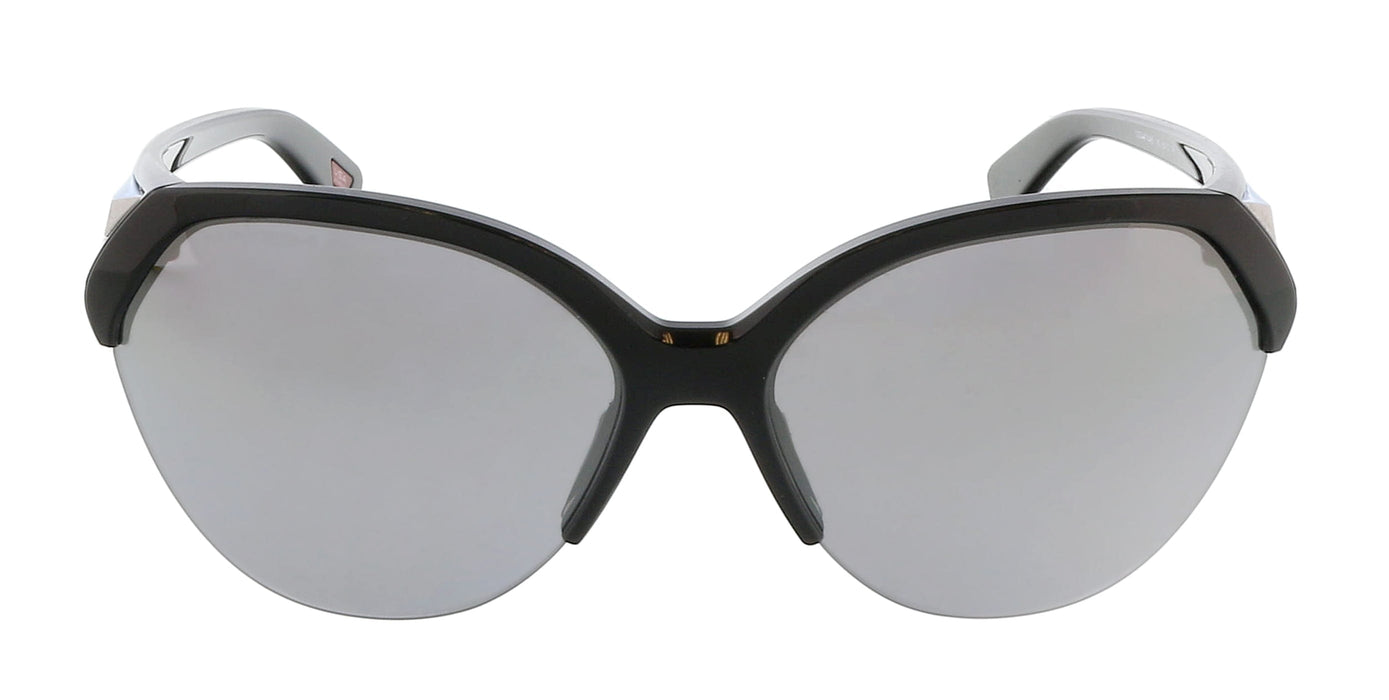 Oakley 0OO9447 944704 Trailing Point Black Round Semi Rimless Sunglasses