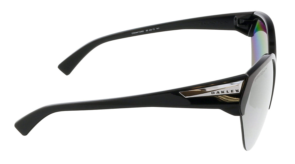 Oakley 0OO9447 944704 Trailing Point Black Round Semi Rimless Sunglasses