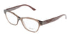 Prada  05M1O1 Transparent Brown Cateye Full Rim Optical Frames