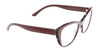 Store Return Excellent Condition Prada 0PR 04WV 07H1O1 Burgundy Butterfly  Full Rim Optical Frames