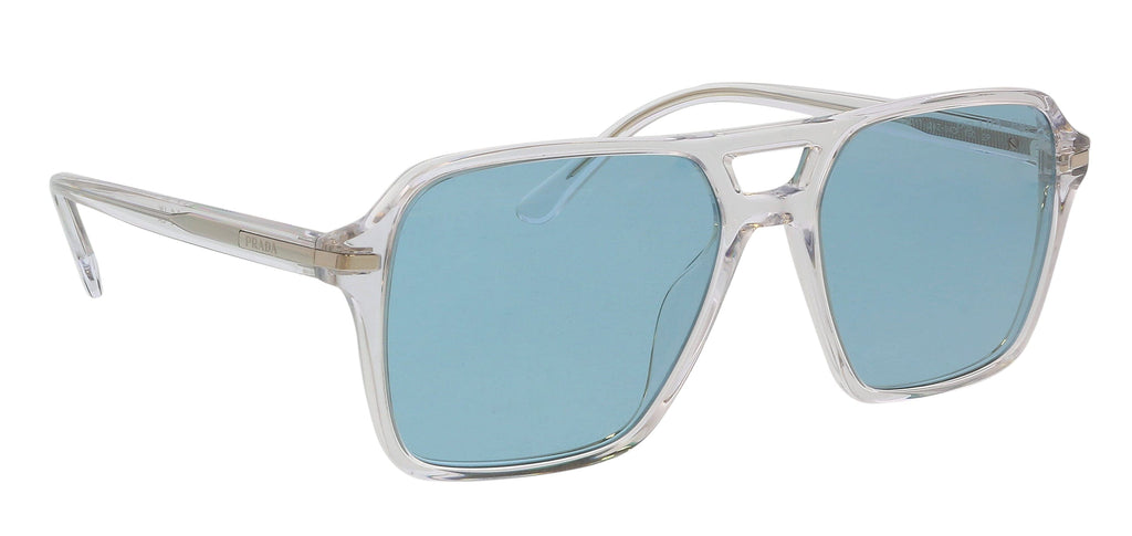 Prada 0PR 20YS 2AZ04D Transparent Square Full Rim Sunglasses