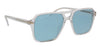 Prada 0PR 20YS 2AZ04D Transparent Square Full Rim Sunglasses