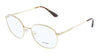 Prada  ZVN1O1 Light Gold Round Full Rim  Optical Frames