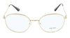 Prada 0PR 53WV ZVN1O1 Light Gold Round Full Rim  Optical Frames