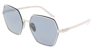 Montblanc MB0069S-005  Silver  Aviator Sunglasses