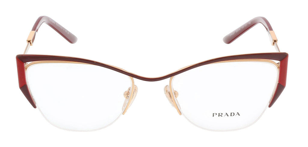 Prada 0PR 63YV Cateye Half Rim Optical Frames