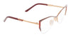 Prada 0PR 63YV Cateye Half Rim Optical Frames