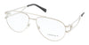 Versace  1000 Silver Aviator Full Rim Optical Frames