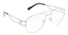 Versace 0VE1269 1000 Silver Aviator Full Rim Optical Frames